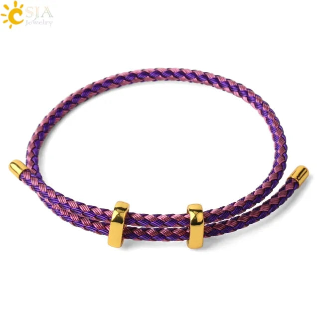 Cute and colorful threaded bracelet