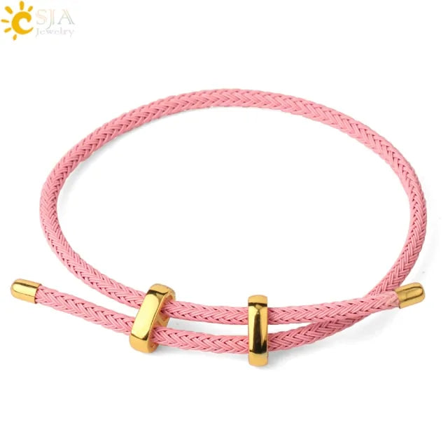 Cute and colorful threaded bracelet