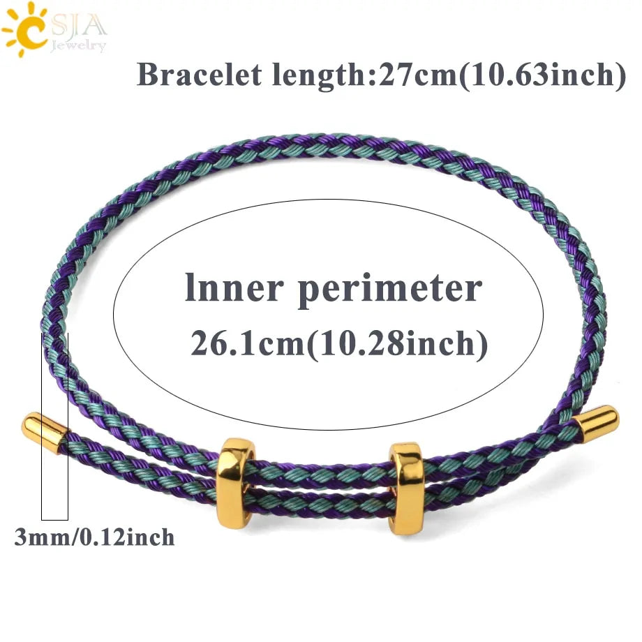 Cute and colorful threaded bracelet